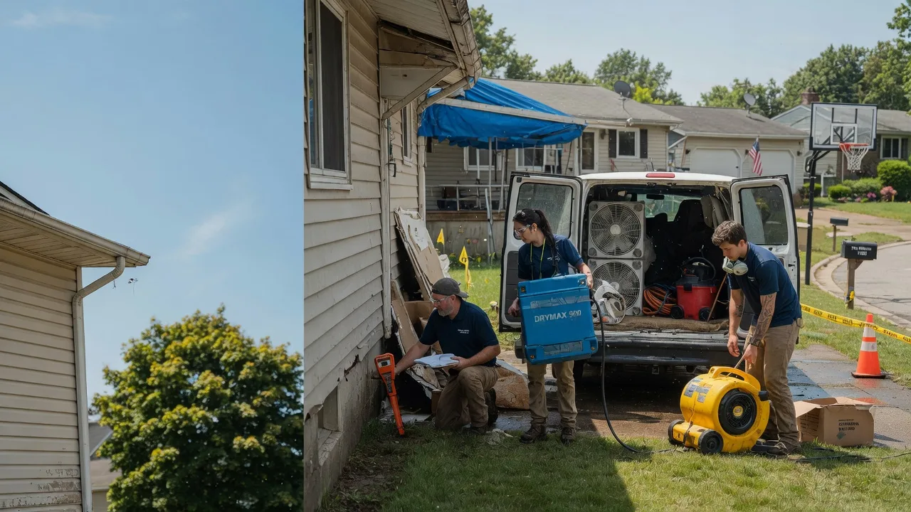 Ceiling Leak Cleanup in Ripley, NY near me