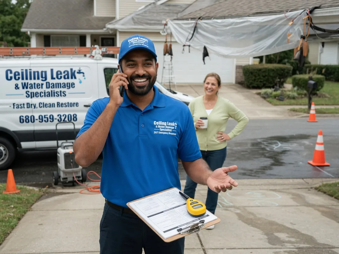 Ceiling Leak Cleanup Ripley, NY FAQs